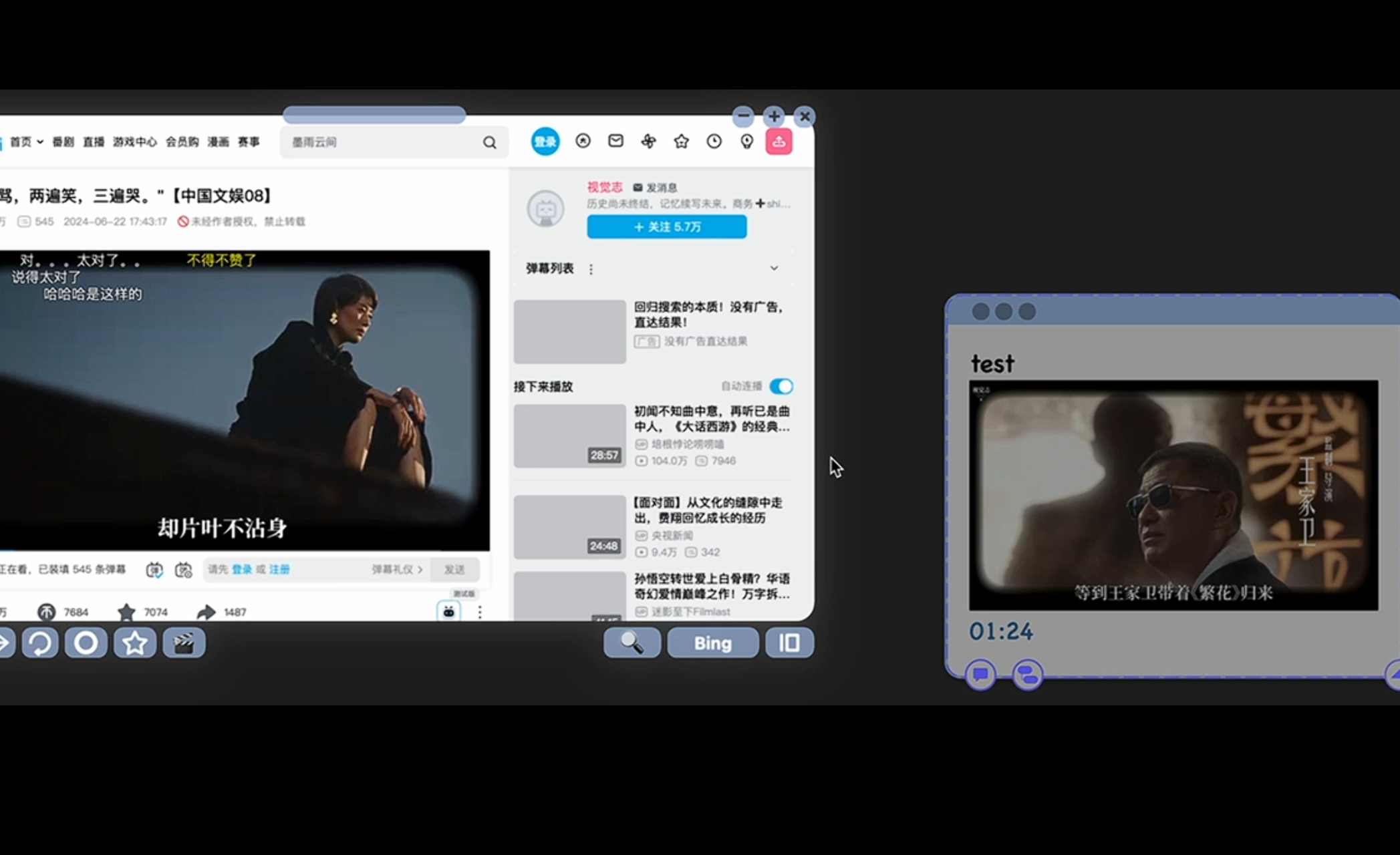 视频摘要功能